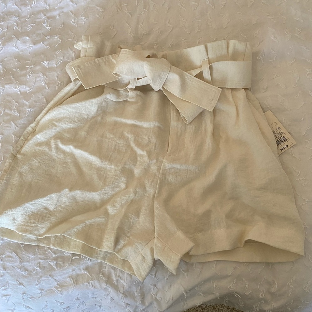 High Waisted Tie Shorts